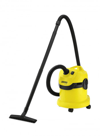 Canister Vacuum Cleaner 12 l 1000 W WD 2 Yellow/Black