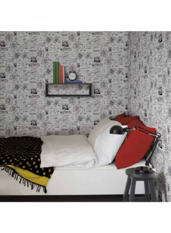 Marvel Printed Wallpaper White/Grey/Black 52x1000cm