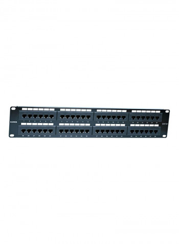 Kuwes Networking Patch Panel black