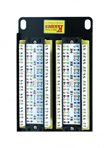 Kuwes Networking Patch Panel black