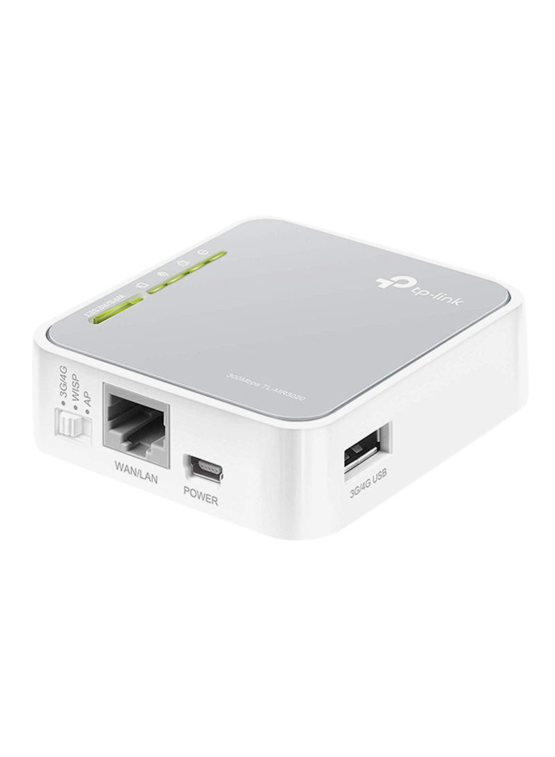 Portable 3G/4G Wireless N Router TL-MR3020 150 Mbps multicolour