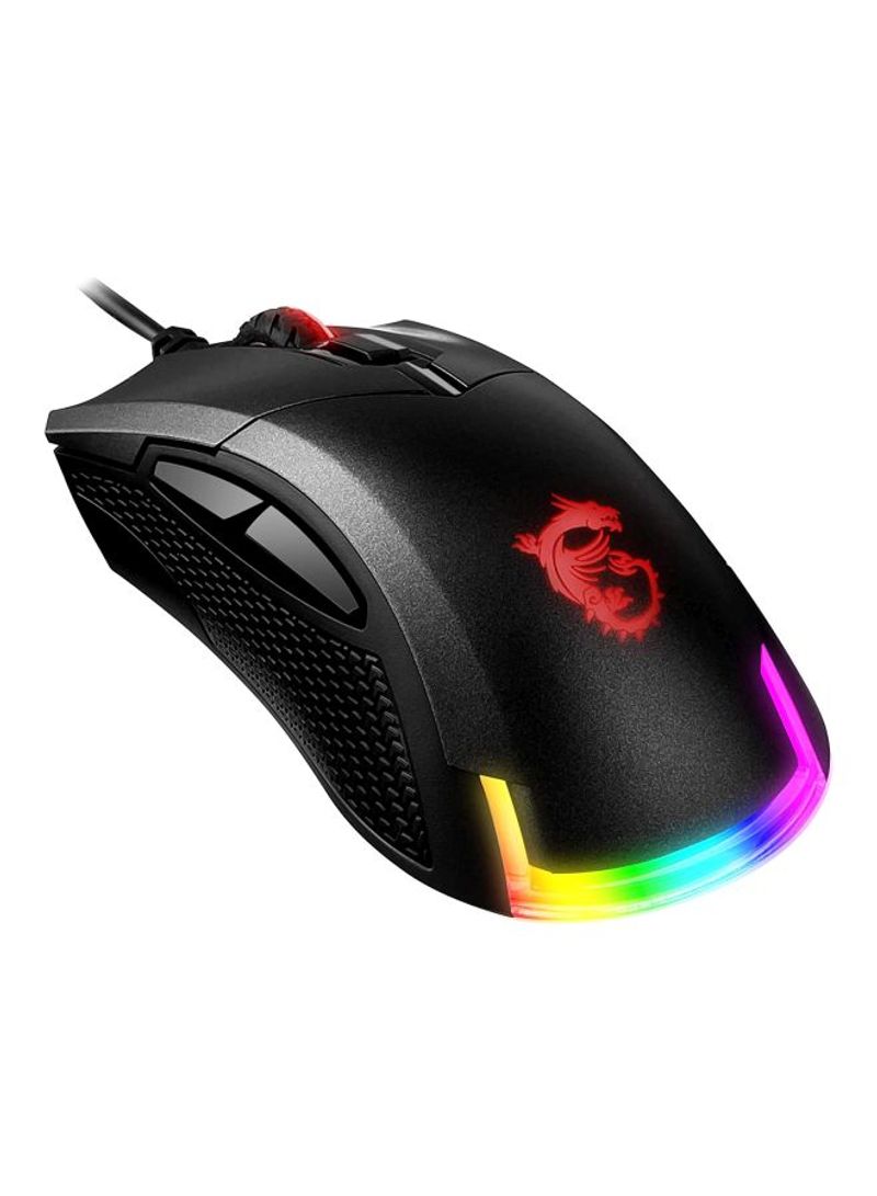 GM50 Clutch Wired Gaming Mouse 4.7x2.6x1.7inch Black