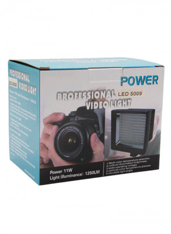Professional Video Light Led-5009 Black