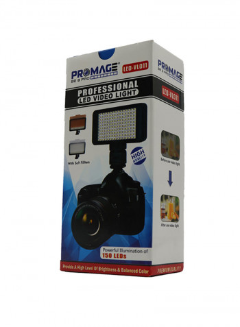 Professional Video Light Led-Vl011/1500B Black