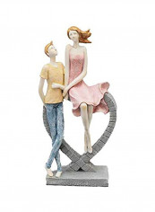 Couple Figures Statue For Home Decoration Accessories Multicolour