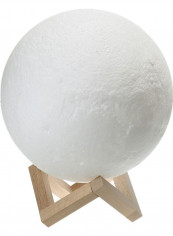 3D Moon LED Light With Remote Control Multicolour