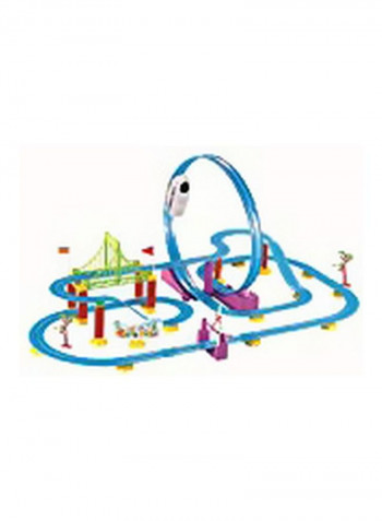 82-Piece Track Racer Train Set J1