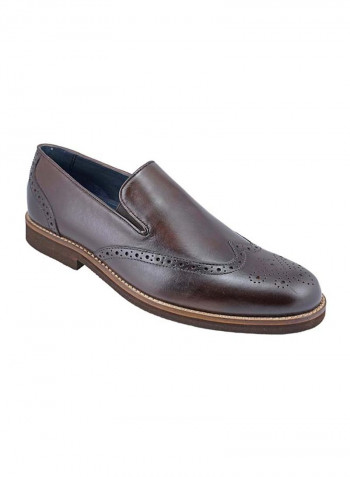 Comfortable Sole Formal Loafers Brown