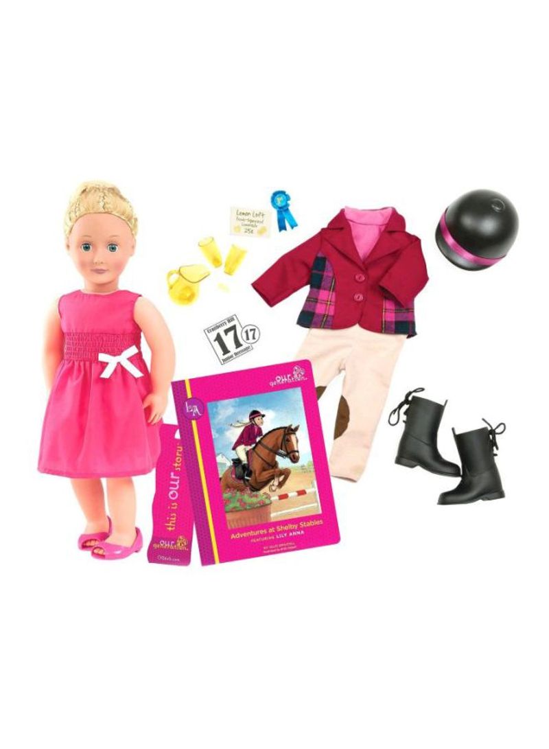 Deluxe Lily Anna Doll with Book