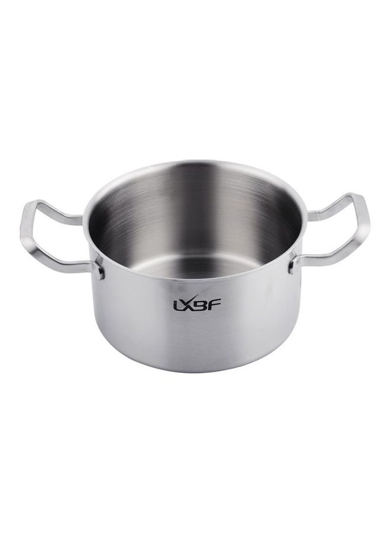Stock Cooking Pot Silver 34 x 16cm