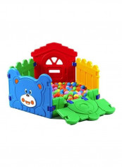 Folding Plastic Temporary Fence 128x128x78cm