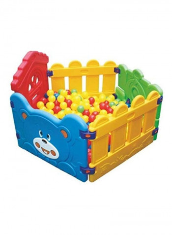 Folding Plastic Temporary Fence 128x128x78cm