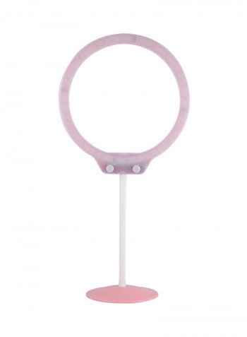 LED Desktop Photograph Ring Lights Pink