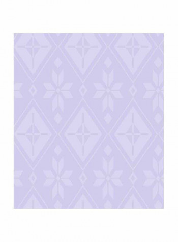 Disney Frozen 2 Printed Wallpaper Violet/White 52x1000cm