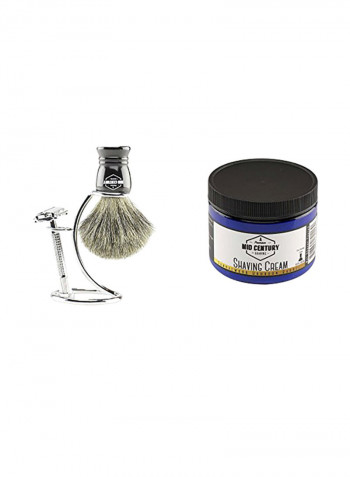 Mcs Premium Safety Razor Shaving Kit Black