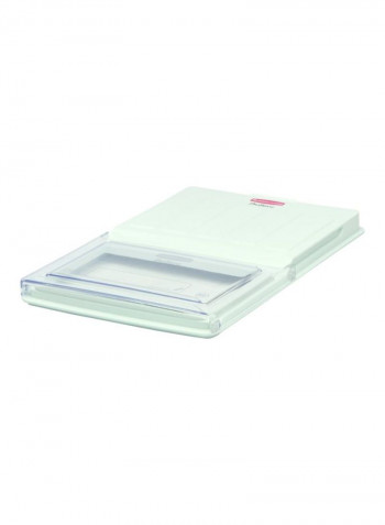 Food Storage Container Lid White/Clear 26x1.75inch