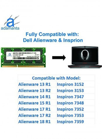 Laptop Memory Upgrade 8GB Multicolour