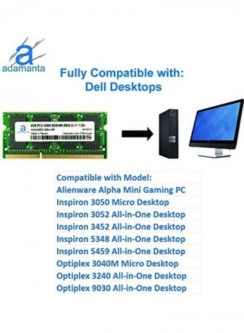 Laptop Memory Upgrade 8GB Multicolour