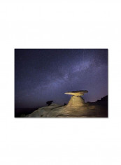 Starry Night In Arizona III Canvas Wall Art Multicolour 14 x 19inch