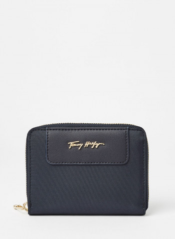Fresh Zip Around Wallet كحلي