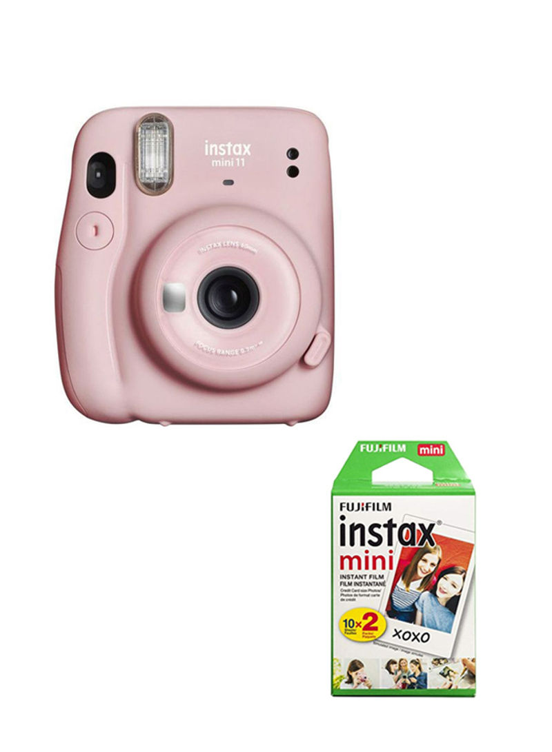 Instax Mini 11 Instant Film Camera With Pack Of 20 Film