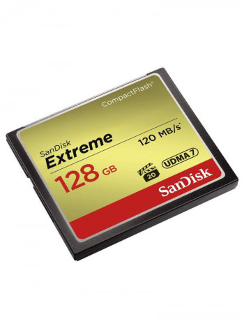 Extreme Compact Flash Memory Card 128GB Multicolour