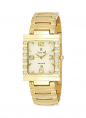 Men's Water Resistant Stainless Steel Analog Watch GMS523GI