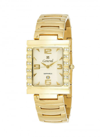 Men's Water Resistant Stainless Steel Analog Watch GMS523GI