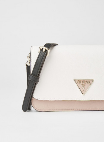 Noelle Flap Organized Crossbody Bag Stone Multi