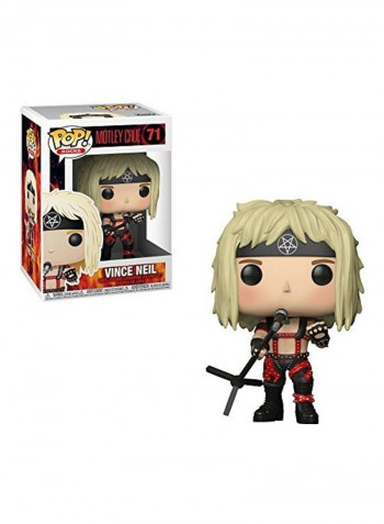 Motley Crue Vince Neil Vinyl Figure 4 x 6inch