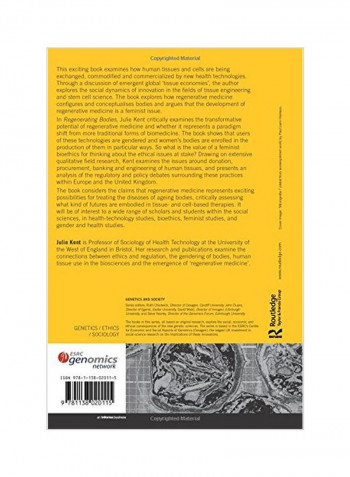 Regenerating Bodies: Tissue And Cell Therapies In The Twenty-First Century Paperback