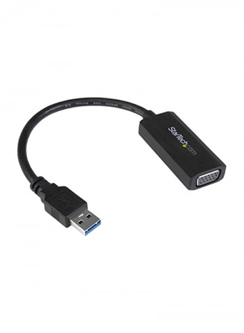 VGA Display Adapter Black