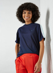 Cotton Blend T-Shirt Navy Blue/Syringa-White reviews Cotton Blend T-Shirt Navy Blue/Syringa-White