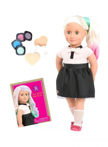 Doll with Chalk Deco Hair 18inch