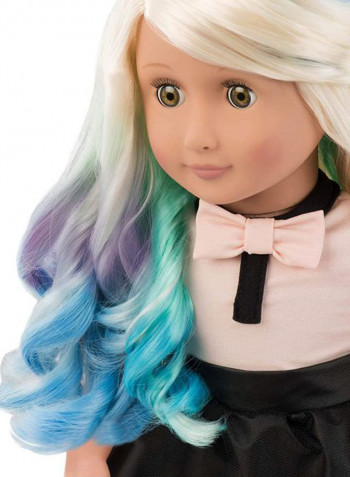 Doll with Chalk Deco Hair 18inch