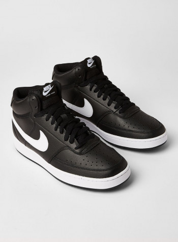 Court Vision Mid Sneakers Black/White