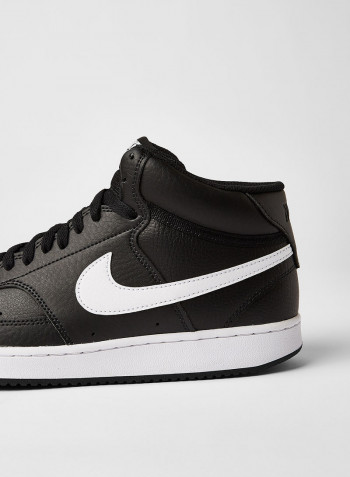 Court Vision Mid Sneakers Black/White
