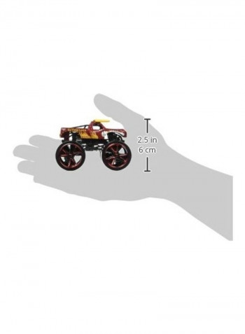 4-Piece Hot Wheel Monster Jam Tour Favorites Asst 5x15inch