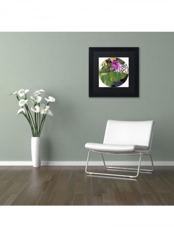 Glass Berry I Framed Wall Art Multicolour 11 x 11inch