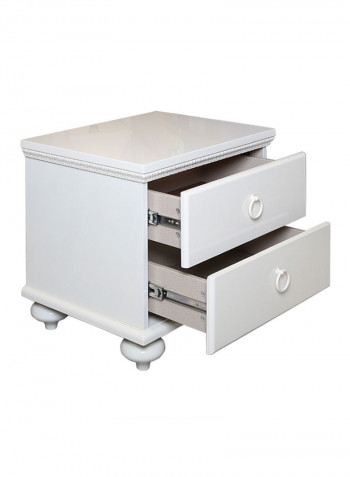 Harry Night Stand Cream 60x58.5x48centimeter