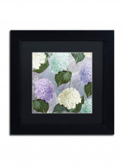 Hortensia Lavenders Framed Wall Art Multicolour 11 x 11inch