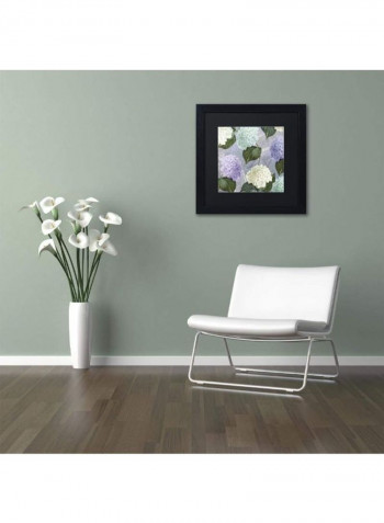 Hortensia Lavenders Framed Wall Art Multicolour 11 x 11inch