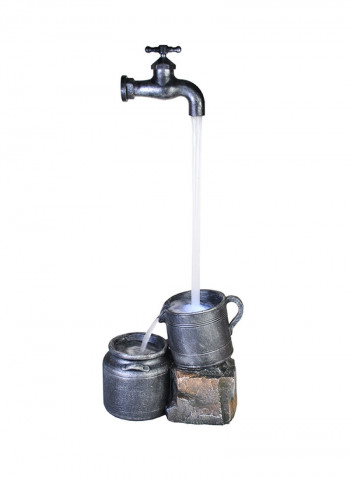 Ontap Mug Fountain Grey 20.5x16x50.5centimeter