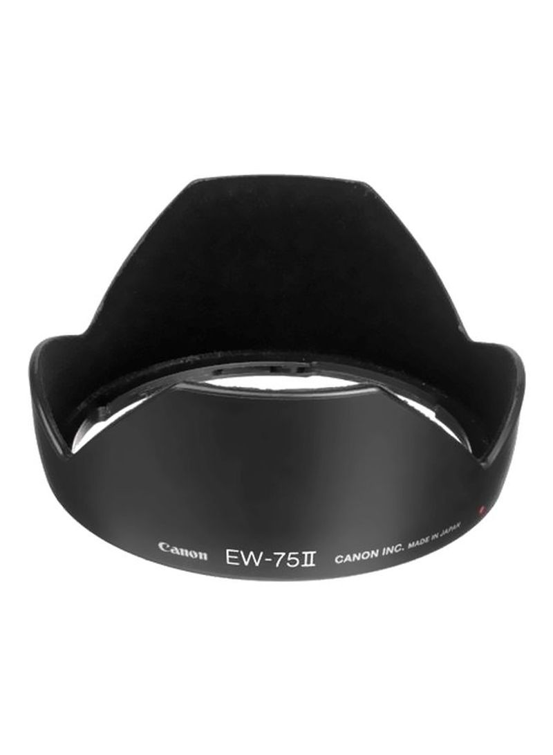 Replacement Lens Hood For Canon DSLR Camera Black