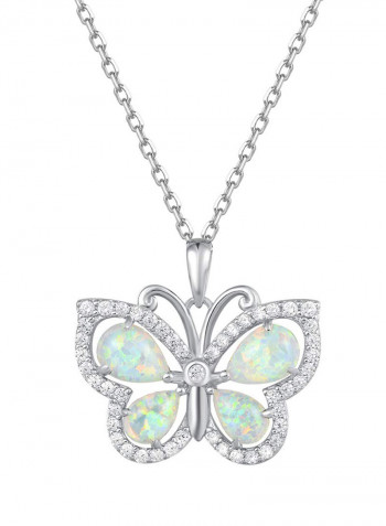 Sterling Silver Metal Pendant Necklace