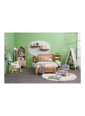 Wooden Lindstrom Kids Bed Brown