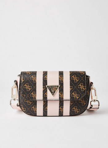 Ambrose Mini Crossbody Bag Brown Blush Logo