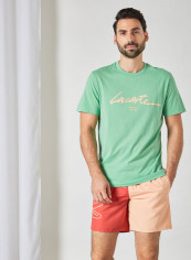 Crew Neck Logo T-Shirt Green