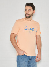 Crew Neck Logo T-Shirt Orange