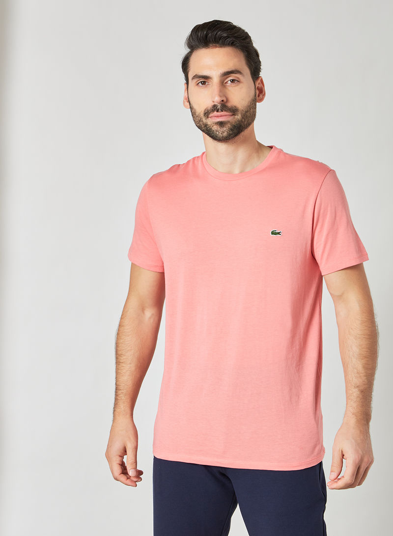 Crew Neck T-Shirt Pink